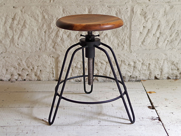 LIFE FURNITURE SR IRON STOOL / ライフファニチャー SR アイアンスツール （チェア・椅子 > スツール） 2