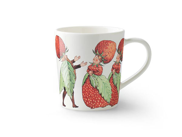 Design House Stockholm Elsa Beskow Collection
Mug with handle The Strawberry family