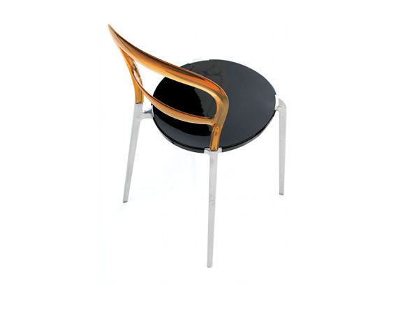 WIEN / ウィーン（アンバー × グロッシーブラック × アルミ）
CS / 1091-C P74 P791 P276 （チェア・椅子 > ダイニングチェア） 4