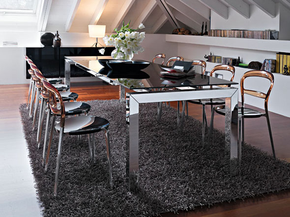 WIEN / ウィーン（アンバー × グロッシーブラック × アルミ）
CS / 1091-C P74 P791 P276 （チェア・椅子 > ダイニングチェア） 6