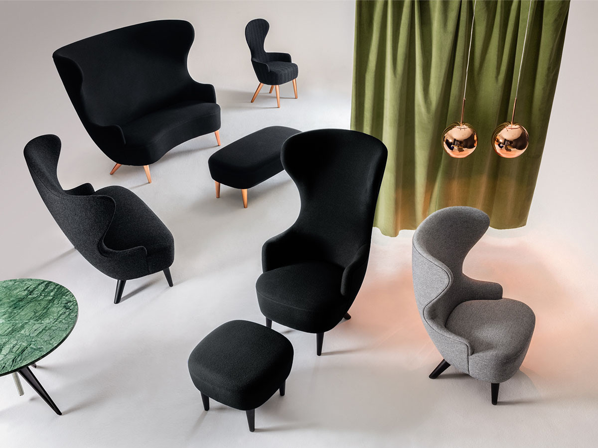 Tom Dixon. Wingback Micro Chair / トム・ディクソン ウィングバック マイクロチェア（木脚） （チェア・椅子 > ラウンジチェア） 8