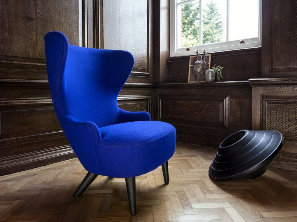 Tom Dixon. Wingback Micro Chair / トム・ディクソン ウィングバック マイクロチェア（木脚） （チェア・椅子 > ラウンジチェア） 5