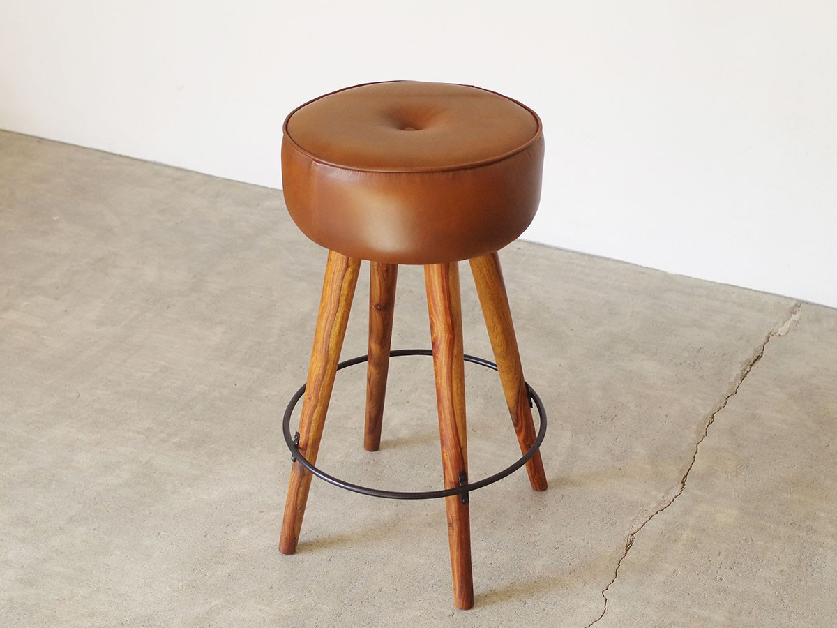 LIFE FURNITURE SF LEATHER HIGH STOOL