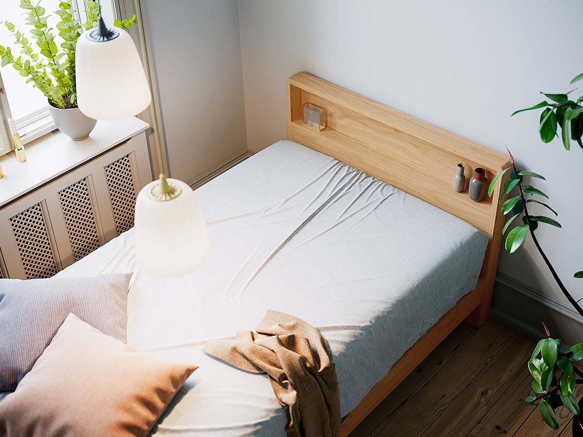 InRoom MODEST BED / インルーム モデスト ベッドフレーム （ベッド・寝具 > シングルベッド） 9