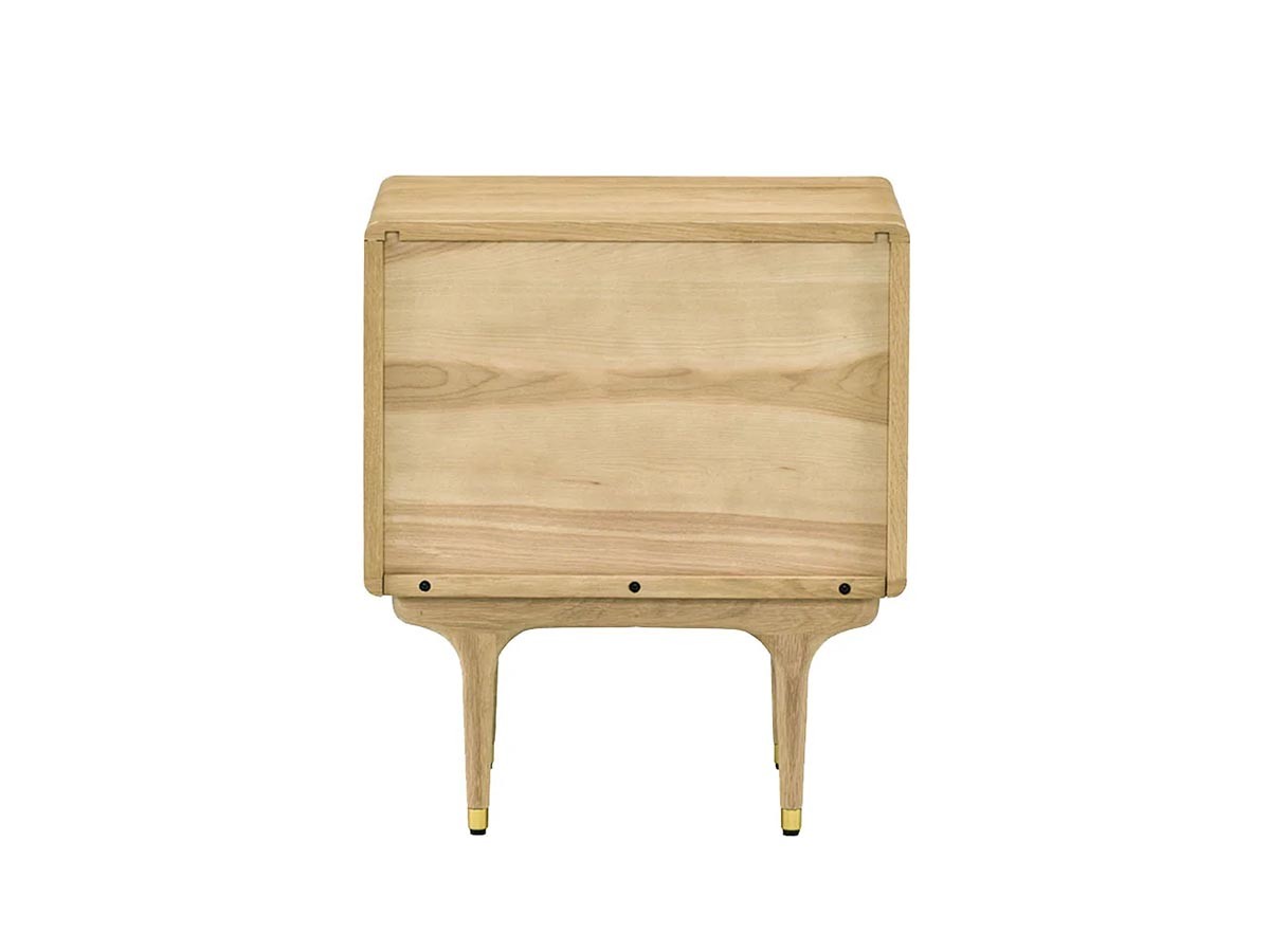 XANDER DESIGNS JULIE 2DOOR BEDSIDE TABLE WHITE OAK / サンダーデザイン ジュリー 2ドア ベッドサイドテーブル（ホワイトオーク） （テーブル > サイドテーブル） 3