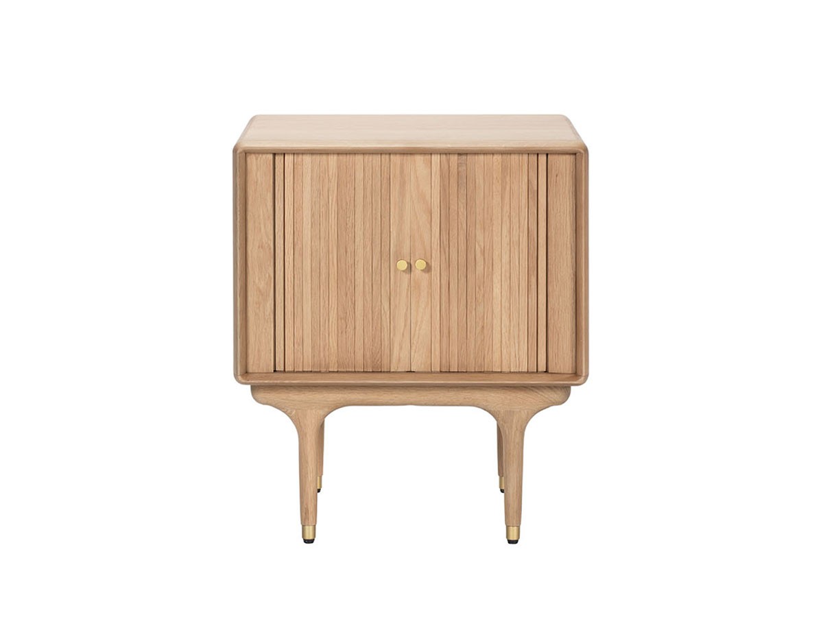 XANDER DESIGNS JULIE 2DOOR BEDSIDE TABLE WHITE OAK / サンダーデザイン ジュリー 2ドア ベッドサイドテーブル（ホワイトオーク） （テーブル > サイドテーブル） 3