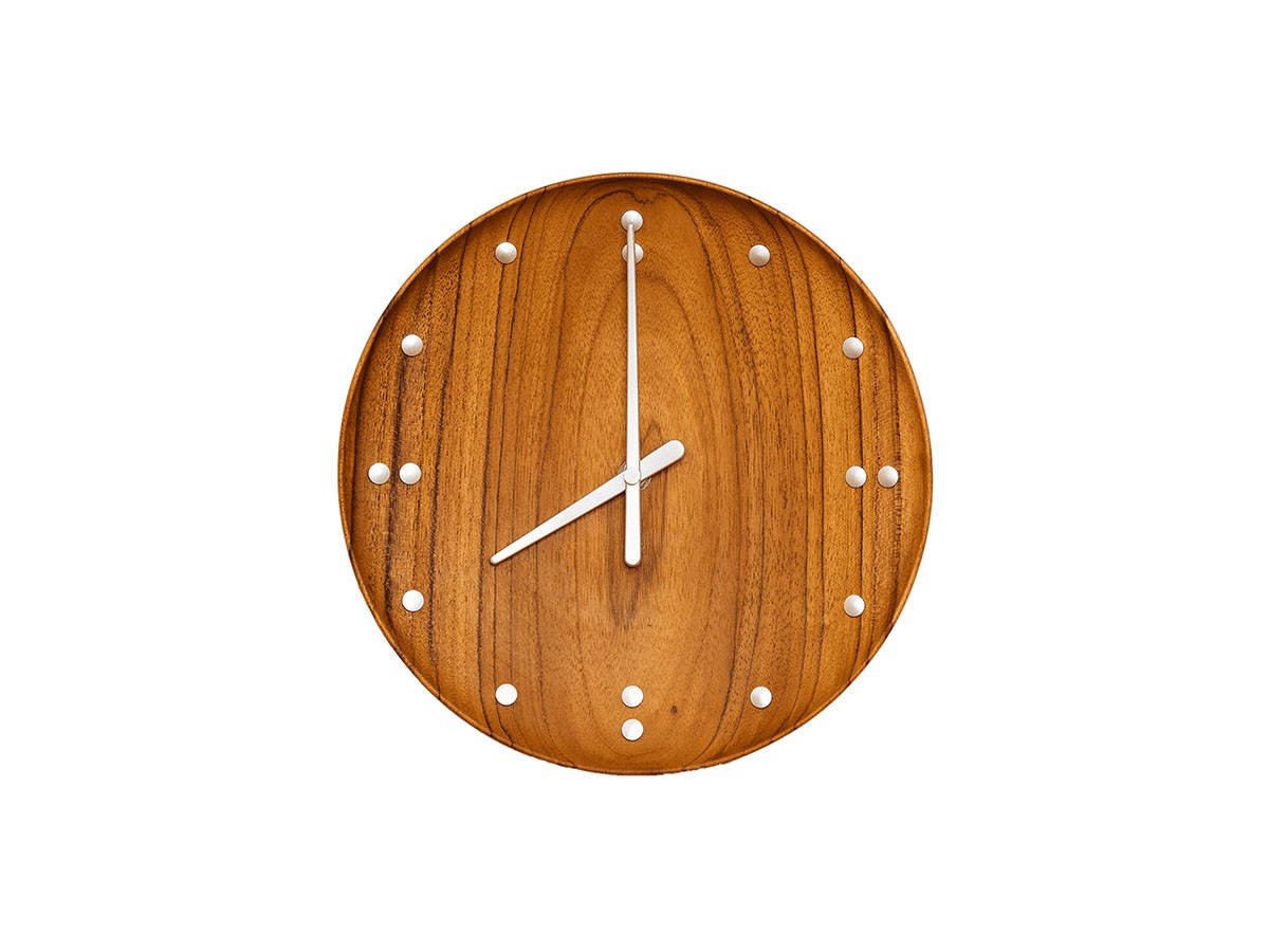 Finn Juhl Teak Wall Clock / フィン・ユール チーク ウォールクロック 直径25cm （時計 > 壁掛け時計） 1