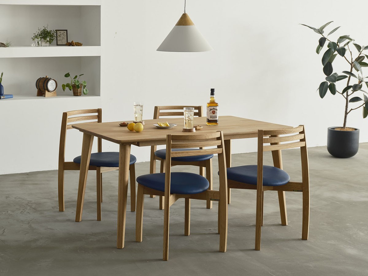 サントリー樽ものがたり SUNTORY × KARIMOKU
TARURU Dining Table / さんとりーたるものがたり サントリー樽ものがたり by カリモク
タルル ダイニングテーブル 幅135cm （テーブル > ダイニングテーブル） 5