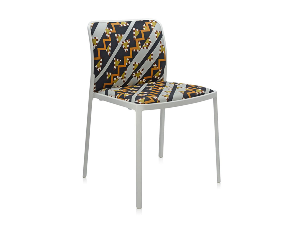 Kartell AUDREY SOFT / カルテル オードリーソフト ライクラ(カメルーン × ホワイトフレーム) (チェア・椅子 > ダイニングチェア) 1