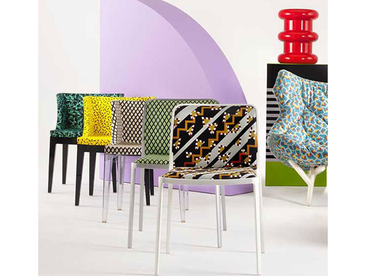Kartell AUDREY SOFT / カルテル オードリーソフト ライクラ（カメルーン × ホワイトフレーム） （チェア・椅子 > ダイニングチェア） 2