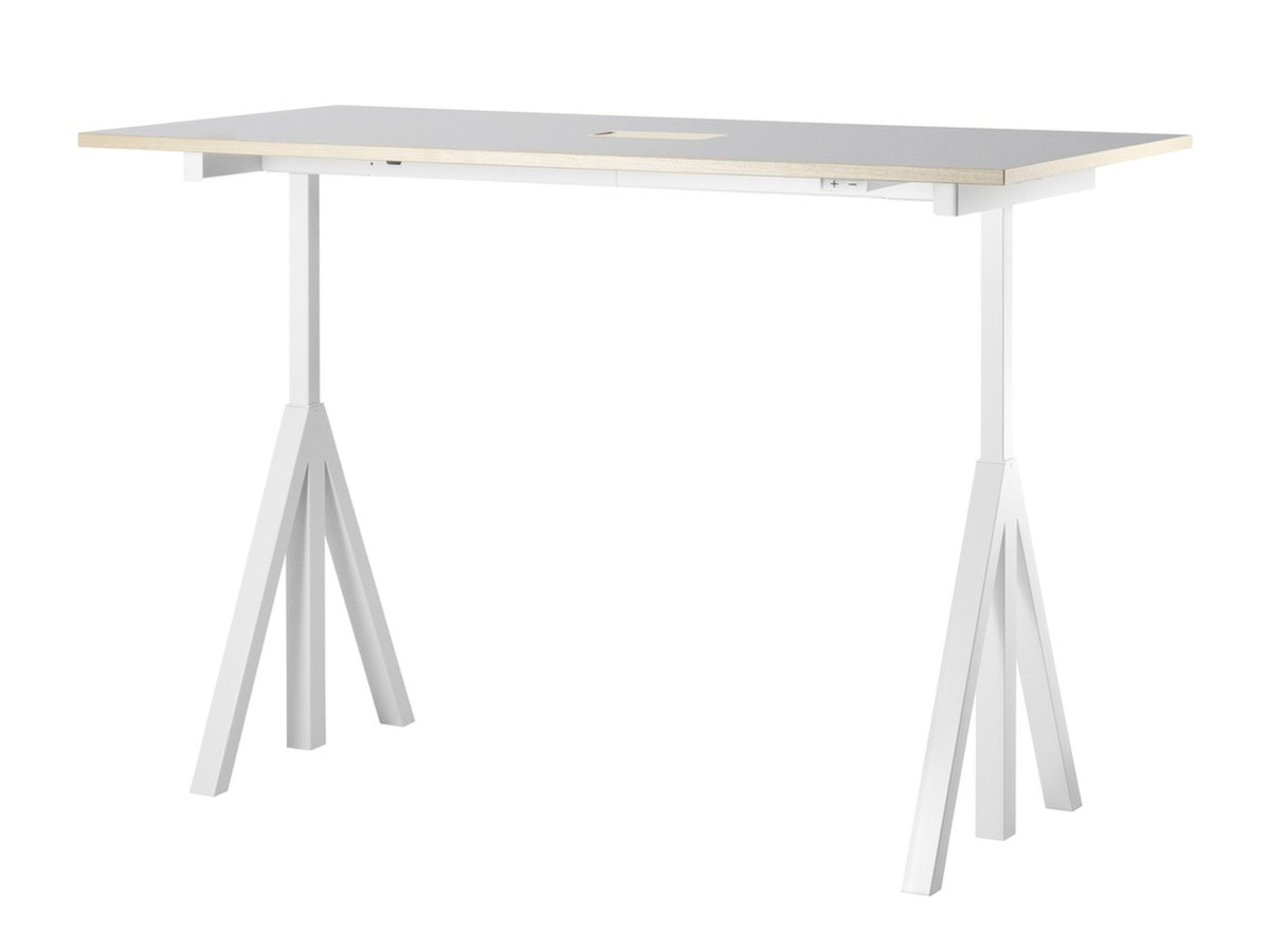 String Furniture Works Sit-stand Meeting Table / Electrical / ストリングファニチャー ワークス 昇降式ミーティングテーブル リノリウム天板 （テーブル > 昇降式テーブル） 2