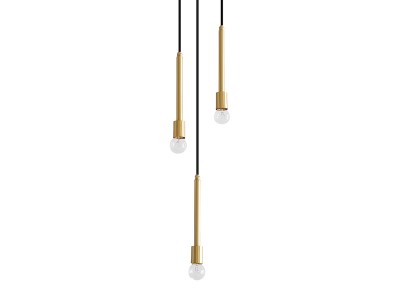 TIMELESS COMFORT BRASS PILLAR 3 PENDANT LAMP / タイムレス