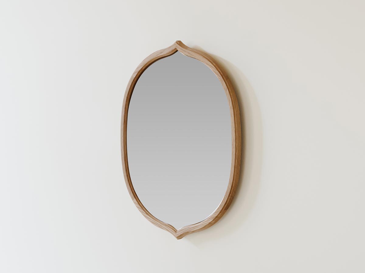 松井木工 SAJI Mirror LEMON 33/41 / まついもっこう サジ ミラー レモン 33/41 （ミラー・ドレッサー > 壁掛けミラー・壁掛け鏡） 3