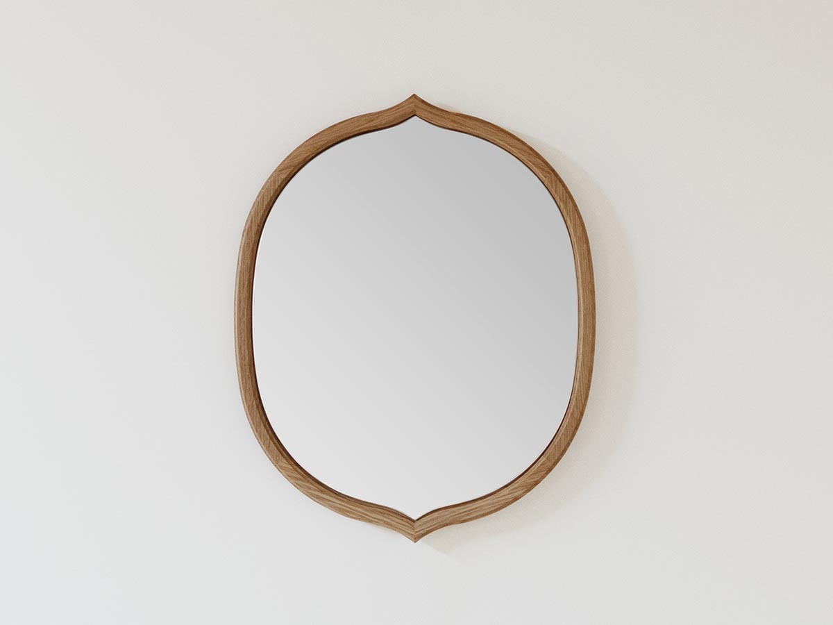松井木工 SAJI Mirror LEMON 33/41 / まついもっこう サジ ミラー レモン 33/41 (ミラー・ドレッサー > 壁掛けミラー・壁掛け鏡) 1