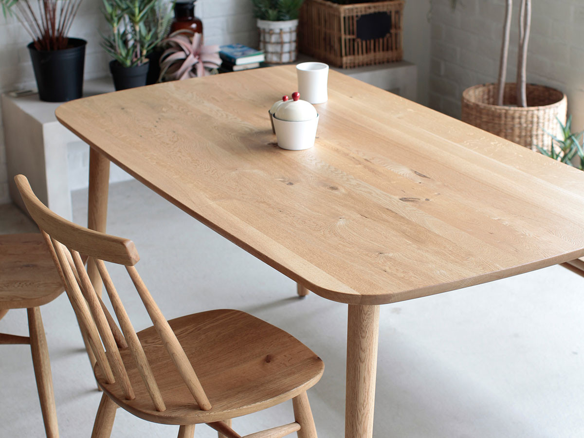 Easy Life MEATH DINING TABLE / イージーライフ ミース ダイニングテーブル
カーブ天板 + No.6脚（クラフト脚） （テーブル > ダイニングテーブル） 17