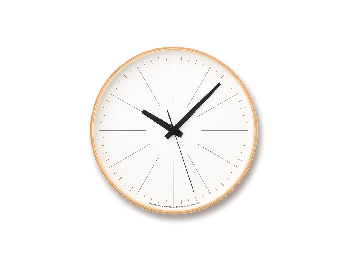 Lemnos Lines clock / レムノス ラインの時計 直径30.5cm （時計 > 壁掛け時計） 1