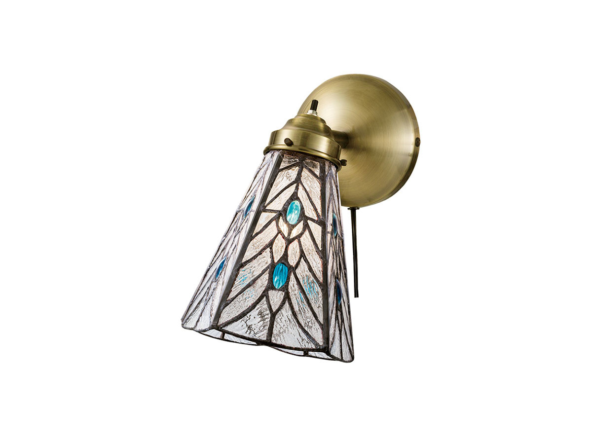 CUSTOM SERIES
Classic Wall Lamp × Stained Glass Tears / カスタムシリーズ
クラシックウォールランプ × ステンドグラス（ティアーズ） （ライト・照明 > ブラケットライト・壁掛け照明） 1