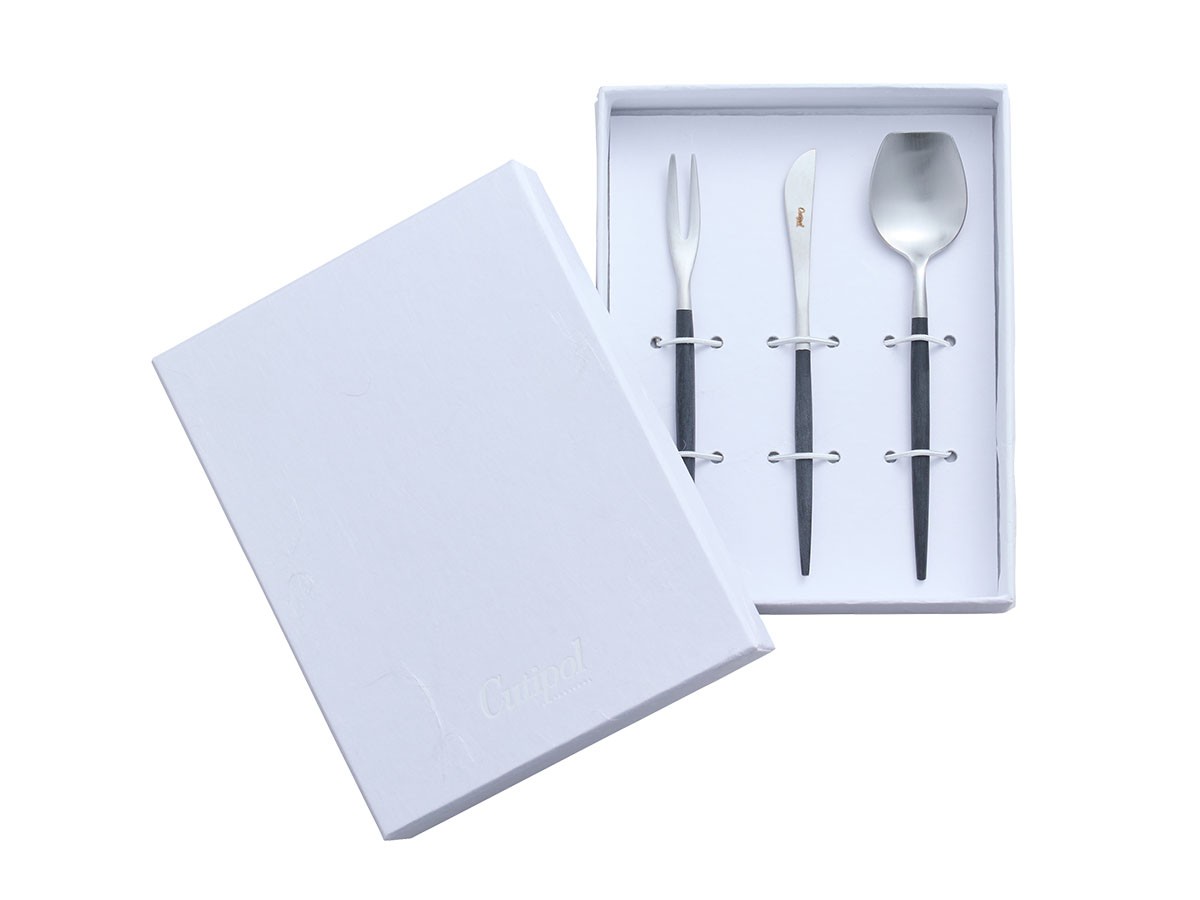 Cutipol WAGASHI Cutlery Set
KURO / クチポール 和菓子専用カトラリー 3本セット（黒） （食器・テーブルウェア > カトラリー） 18