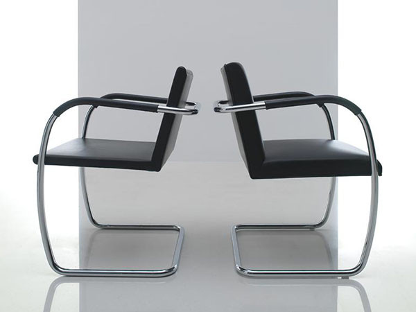 Knoll Mies van der Rohe Collection Brno Arm Chair Tubular / ノル 