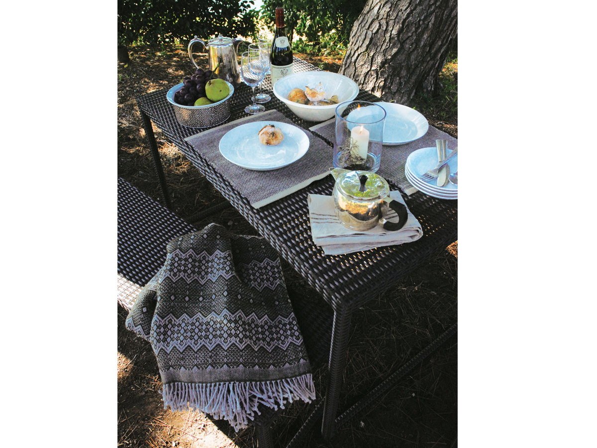 Loom Garden Niwaza Simple Square Table / ロムガーデン 庭座 シンプルスクエアテーブル （ガーデンファニチャー・屋外家具 > ガーデンテーブル・アウトドアテーブル） 7