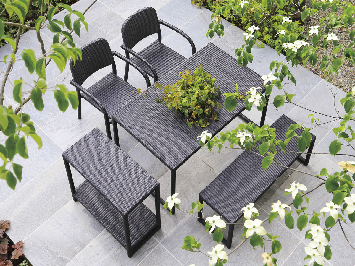 Loom Garden Niwaza Simple Square Table / ロムガーデン 庭座 シンプルスクエアテーブル （ガーデンファニチャー・屋外家具 > ガーデンテーブル・アウトドアテーブル） 3