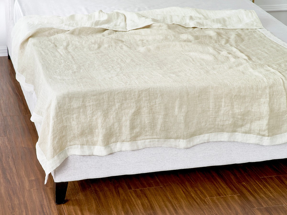 HOTEL LIKE INTERIOR French Linen Blanket