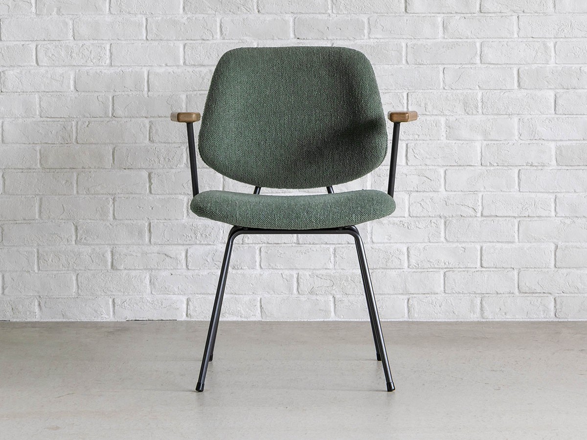 Knot antiques ABOCK CHAIR / ノットアンティークス アボック チェア 肘付（ブークレ / ブラックフレーム） （チェア・椅子 > ダイニングチェア） 26