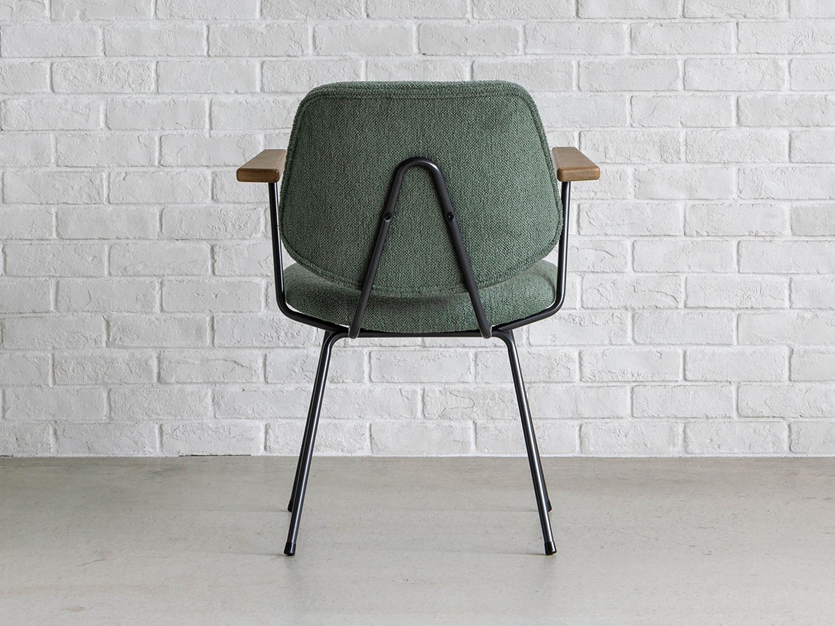 Knot antiques ABOCK CHAIR / ノットアンティークス アボック チェア 肘付（ブークレ / ブラックフレーム） （チェア・椅子 > ダイニングチェア） 29