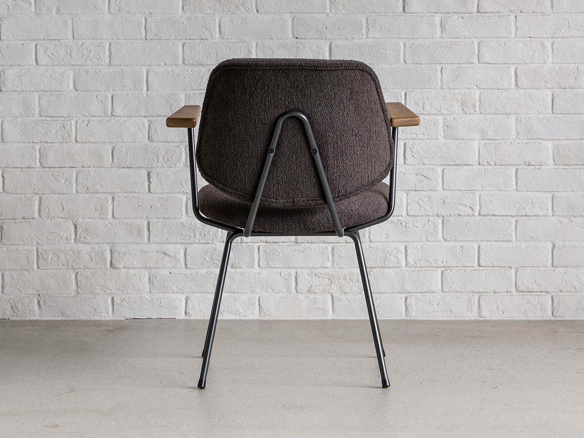 Knot antiques ABOCK CHAIR / ノットアンティークス アボック チェア 肘付（ブークレ / ブラックフレーム） （チェア・椅子 > ダイニングチェア） 19