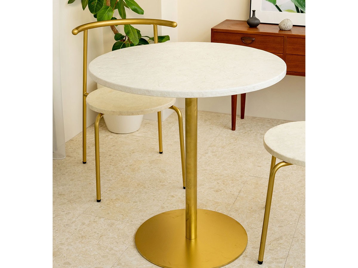 Urgent Undo Ku "air" Table 1.0 / アージェントアンドゥ クー “エア” テーブル 1.0 （ホワイトセーターストーン） （テーブル > カフェテーブル） 5