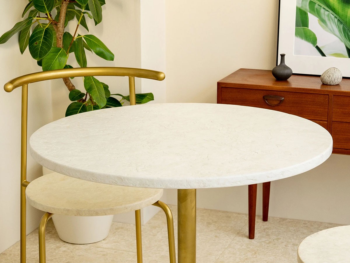 Urgent Undo Ku "air" Table 1.0 / アージェントアンドゥ クー “エア” テーブル 1.0 （ホワイトセーターストーン） （テーブル > カフェテーブル） 6
