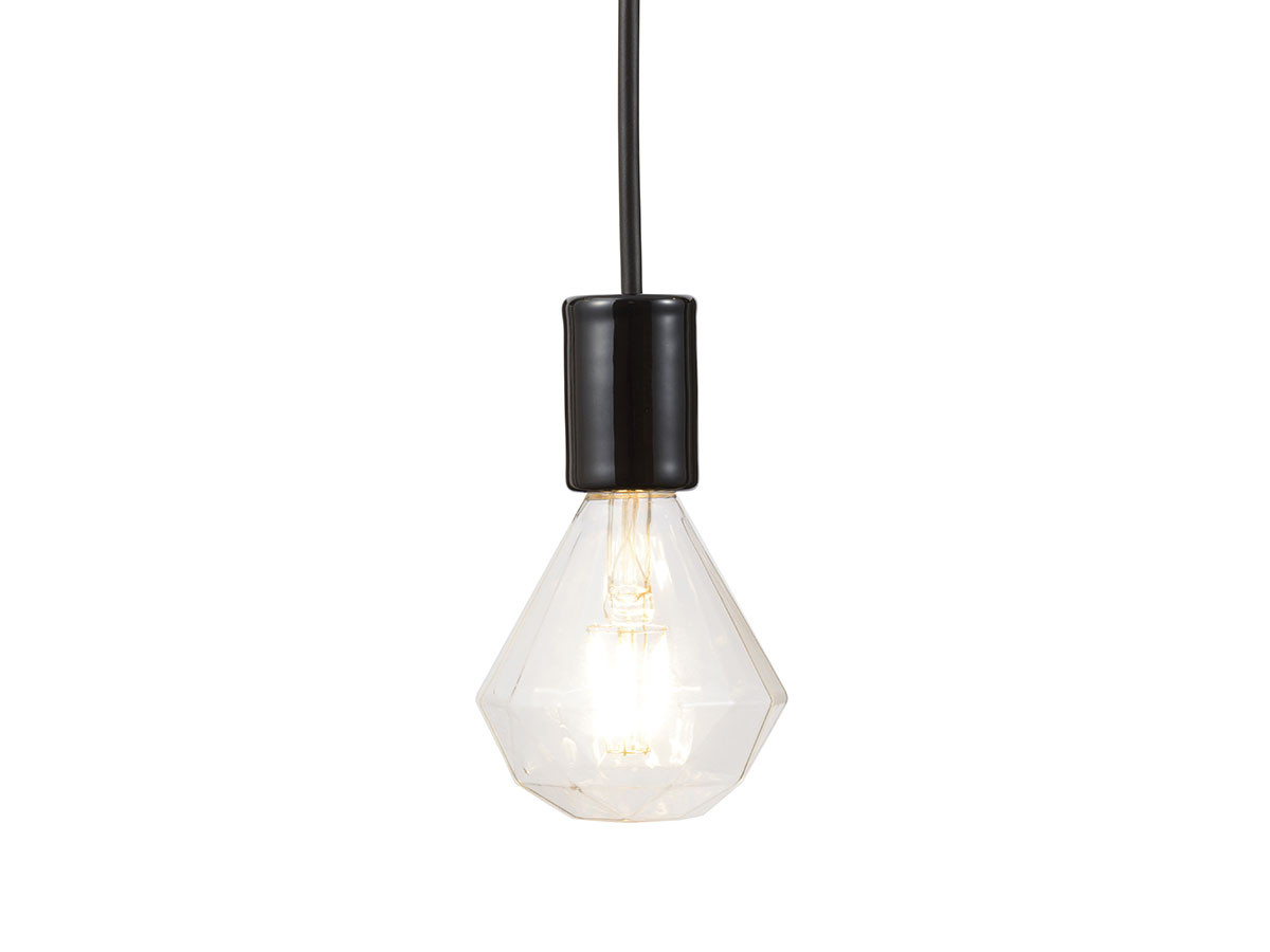 Ceramic socket + LED bulb / 陶製ソケット + LED電球（ダイヤ球） （ライト・照明 > ペンダントライト） 1