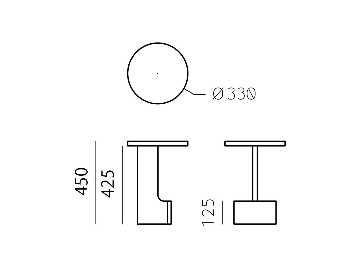 ARIAKE Beam Side Table / アリアケ ビームサイドテーブル