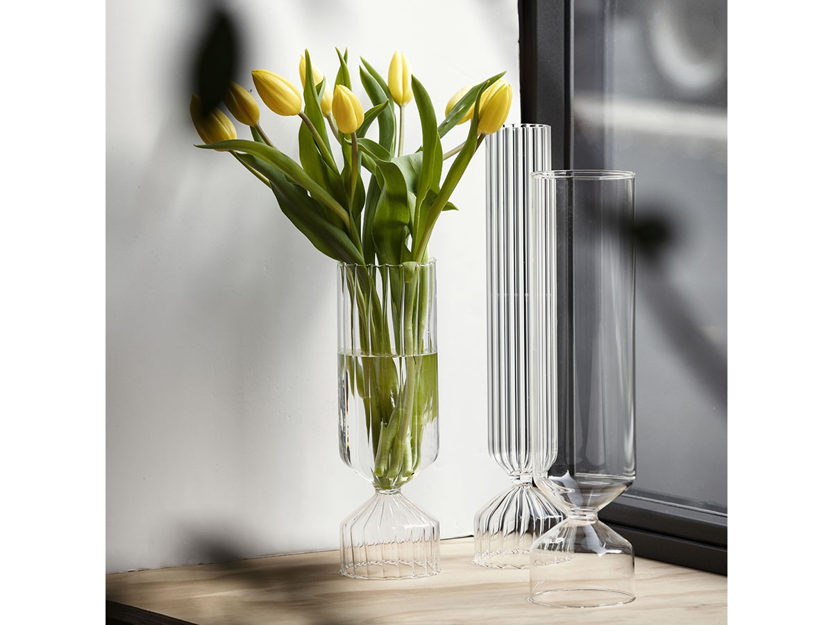 ICHENDORF MILANO Bouquet Vase / イッケンドルフ・ミラノ ブーケ ベース 27cm（クリア） （花器・プランター・グリーン > 花瓶・フラワーベース） 2