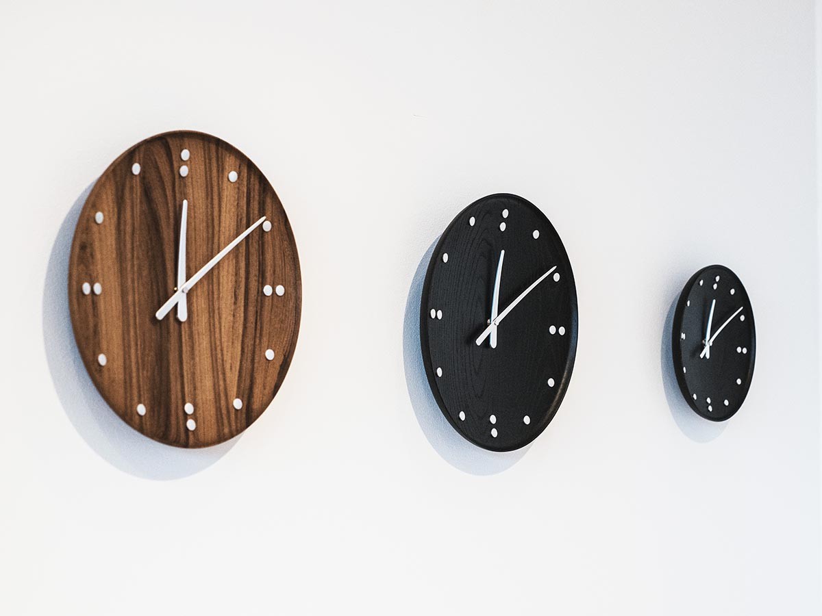 ARCHITECTMADE FJ Clock Black 35 / アーキテクトメイド FJ クロック ブラック 直径35cm （時計 > 壁掛け時計） 5