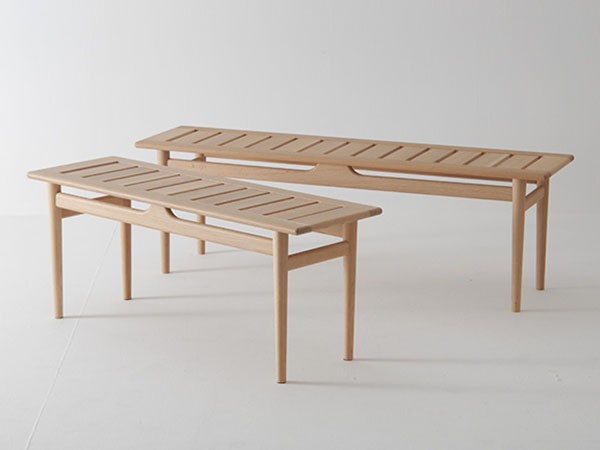 日進木工 ac-cent TABLE & BENCH / にっしんもっこう アクセント テーブル ＆ ベンチ （チェア・椅子 > ベンチ） 2