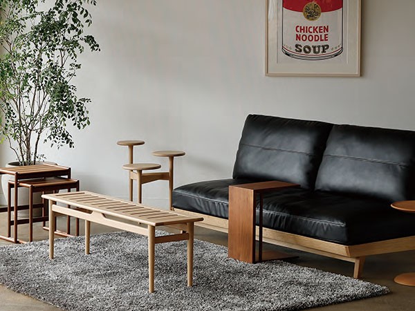 日進木工 ac-cent TABLE & BENCH / にっしんもっこう アクセント テーブル ＆ ベンチ （チェア・椅子 > ベンチ） 5