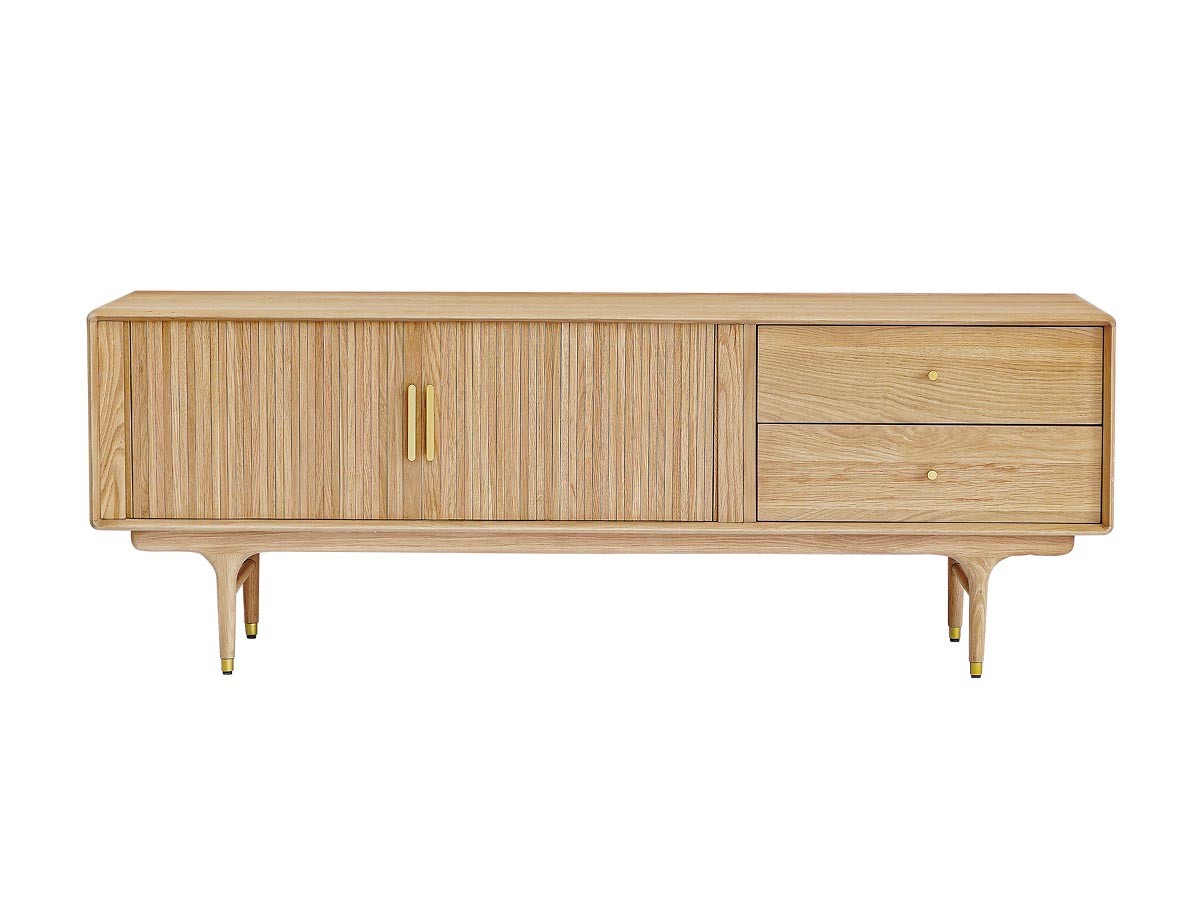 XANDER DESIGNS JULIE TV BOARD 1600 WHITE OAK / サンダーデザイン ジュリー テレビボード 1600（ホワイトオーク） （テレビボード・テレビ台 > テレビ台・ローボード） 13