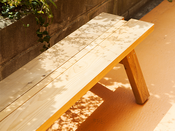 石巻工房 ISHINOMAKI BENCH / いしのまきこうぼう 石巻ベンチ（ウェスタンレッドシダー） （チェア・椅子 > ベンチ） 6