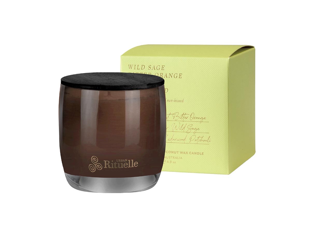 Urban Rituelle APOTHECA 
SOY WAX CANDLE
WILD SAGE