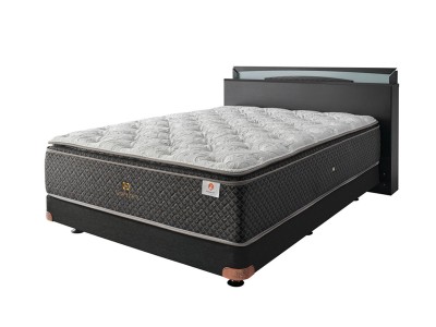 Sealy Bed Frame Vail / シーリー ベッドフレーム ヴェイル ダブルクッション 脚タイプ - インテリア・家具通販【FLYMEe】