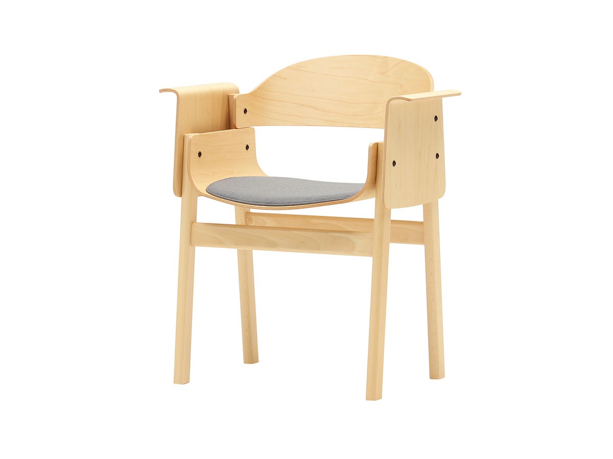 天童木工 SAND Arm Chair / てんどうもっこう サンド アームチェア 張座 （チェア・椅子 > ダイニングチェア） 1
