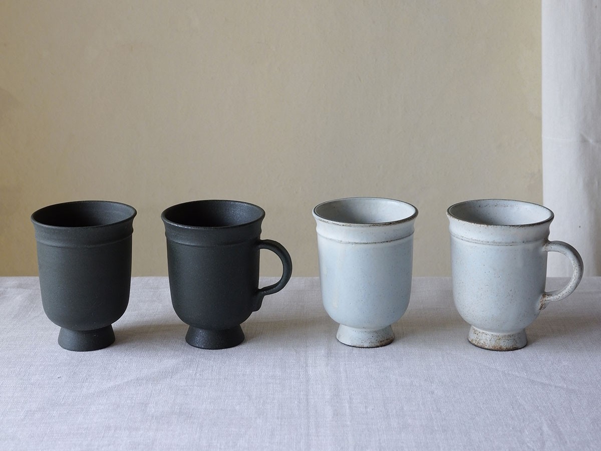 MISHIM POTTERY CREATION calm cup / ミシンポタリークリエイション カーム カップ（ネロ） （食器・テーブルウェア > マグカップ） 4