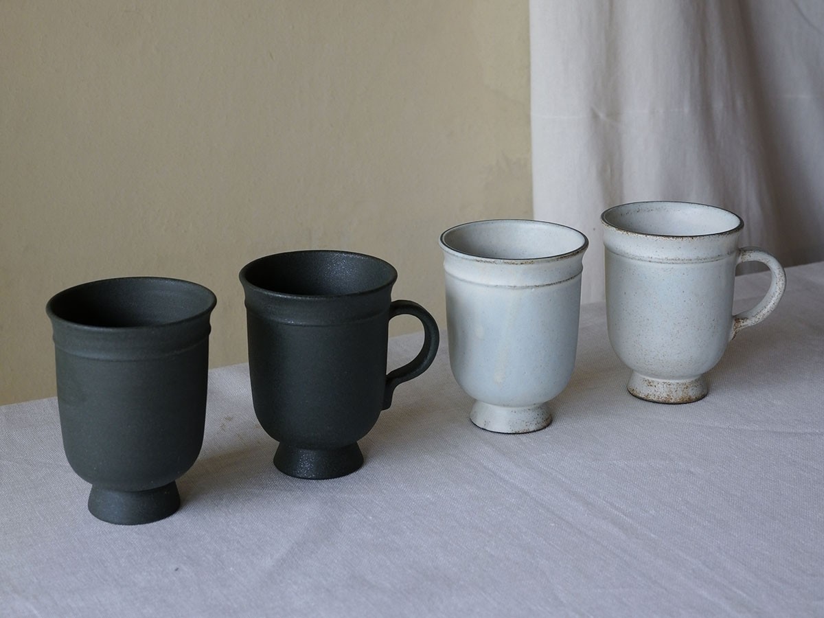 MISHIM POTTERY CREATION calm cup / ミシンポタリークリエイション カーム カップ（ネロ） （食器・テーブルウェア > マグカップ） 5