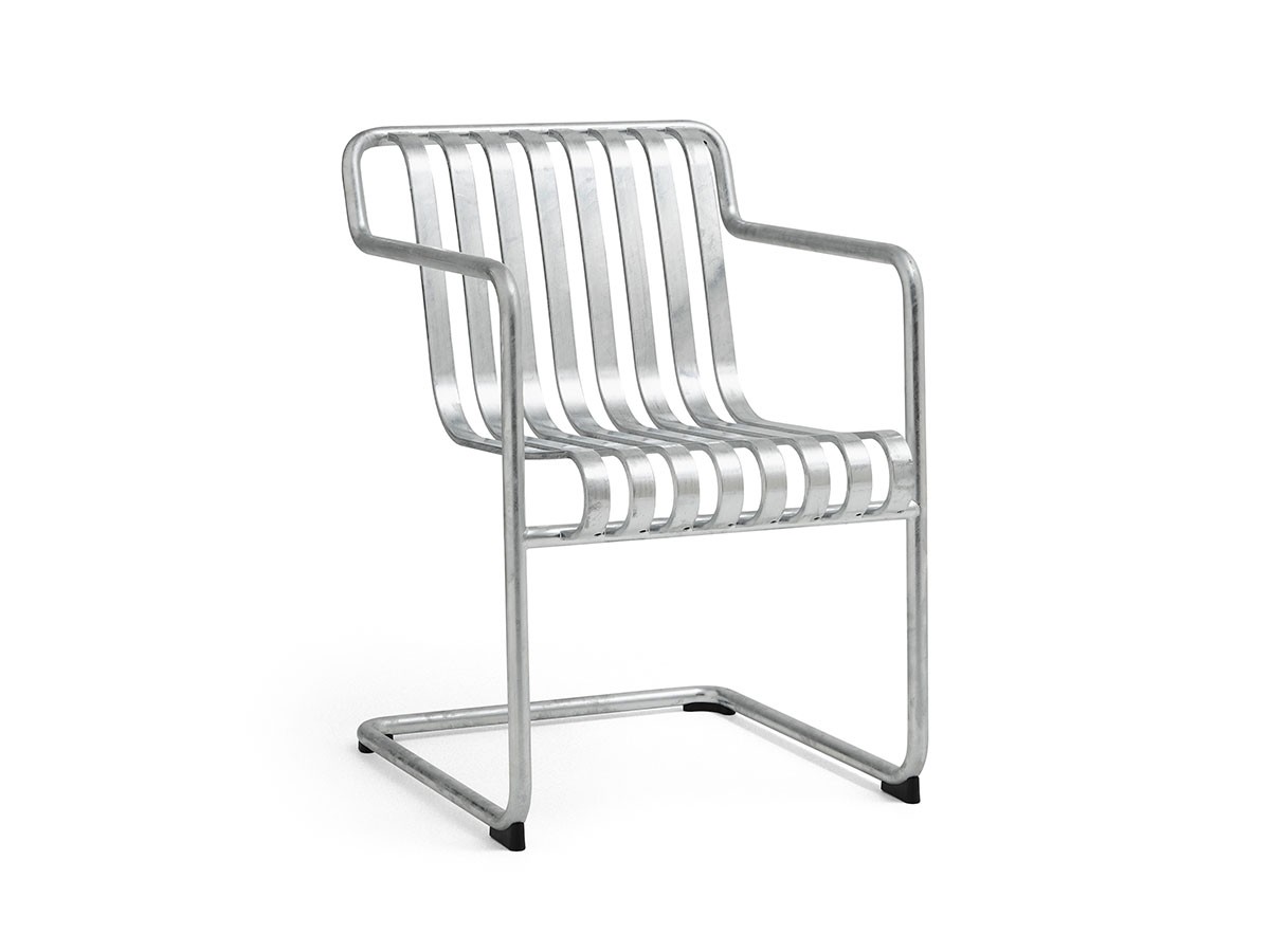 HAY&nbsp;PALISSADE CANTILEVER DINING ARMCHAIR HOT GALVANISED