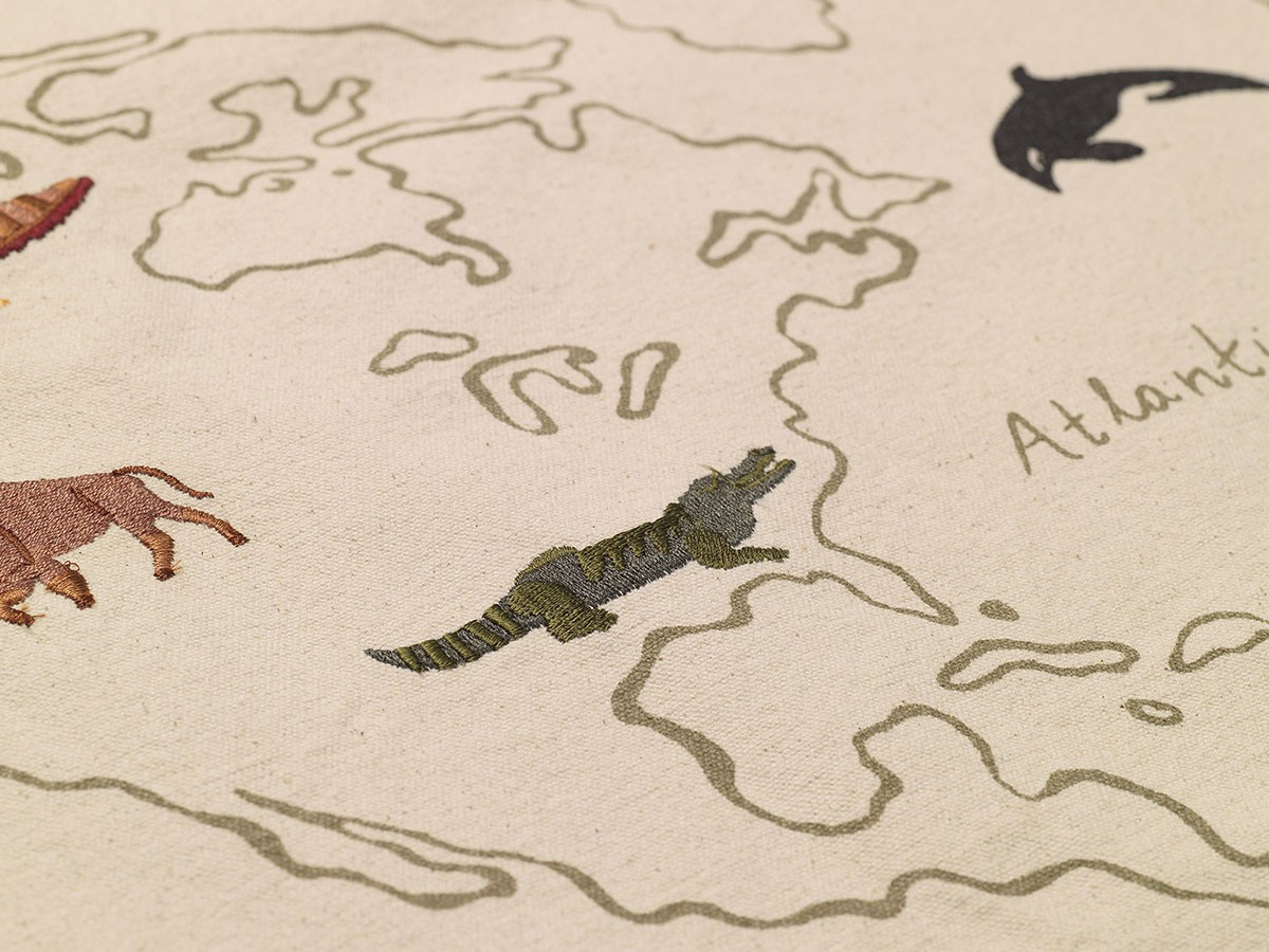 Ferm Living The World Textile Map / ファームリビング ワールド テキスタイルマップ （キッズ家具・ベビー用品 > キッズスペース） 5