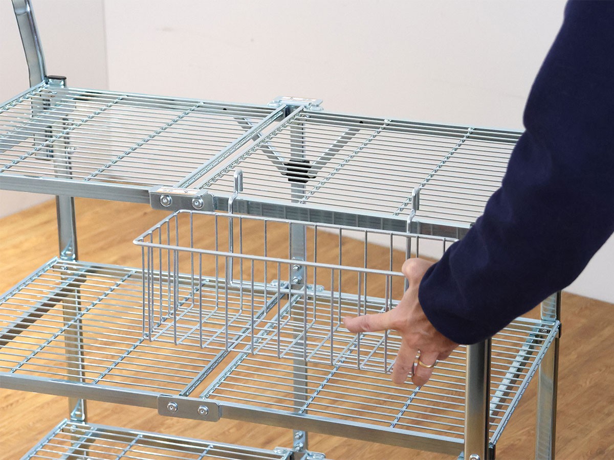 METAL FOLDING CART / メタル フォールディング カート 2段タイプ （収納家具 > ワゴン） 10