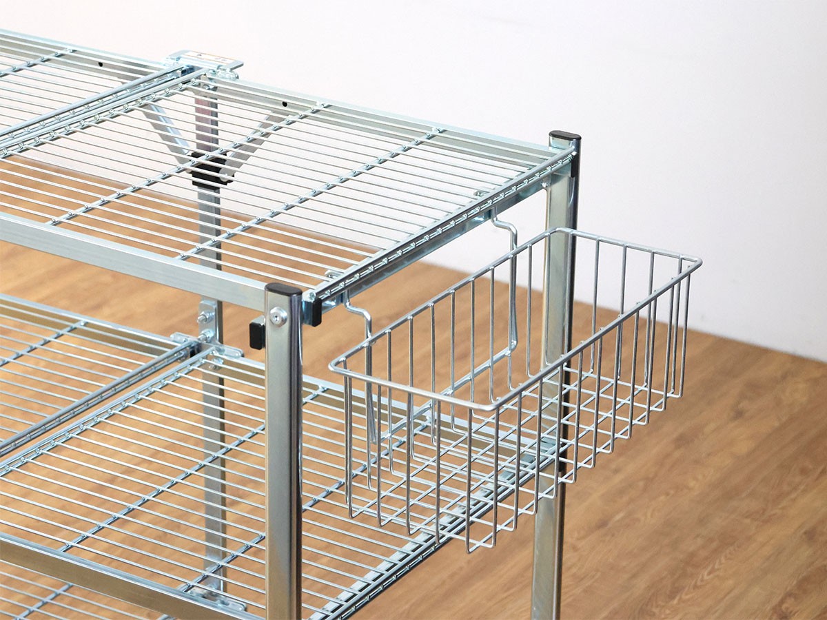 METAL FOLDING CART / メタル フォールディング カート 2段タイプ （収納家具 > ワゴン） 2