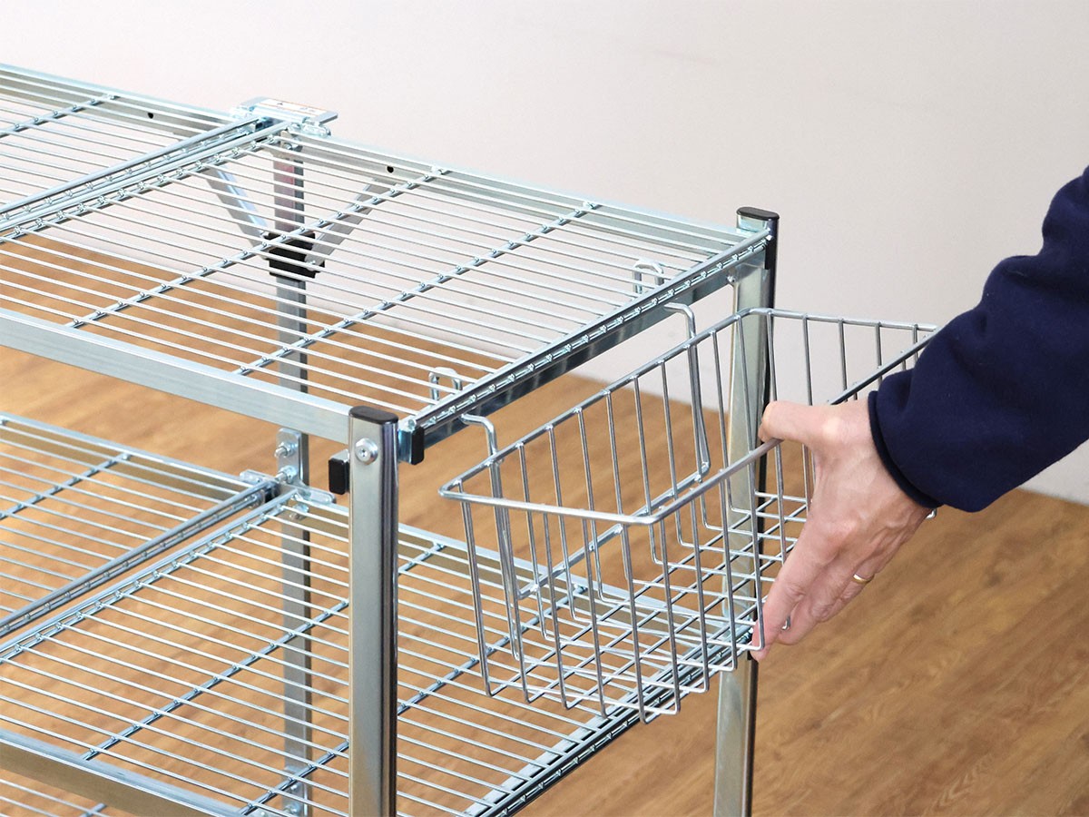METAL FOLDING CART / メタル フォールディング カート 2段タイプ （収納家具 > ワゴン） 12
