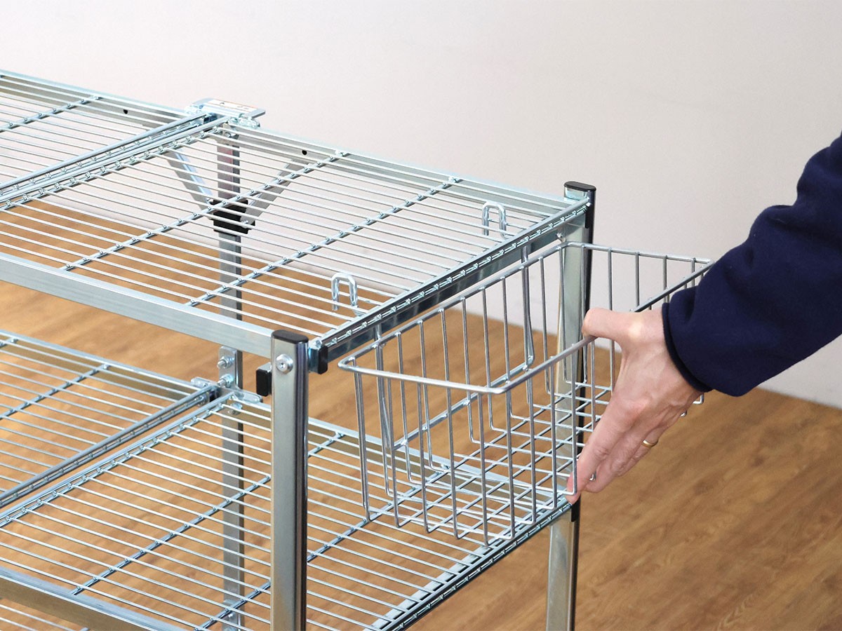 METAL FOLDING CART / メタル フォールディング カート 2段タイプ （収納家具 > ワゴン） 13